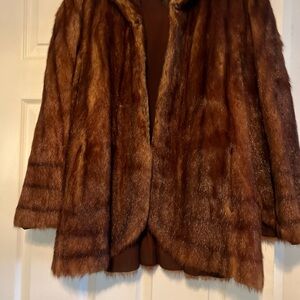 Fabulous Furs Brown Teddy Jacket Luxurious Plush Design